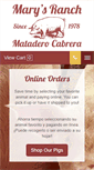 Mobile Screenshot of mataderocabrera.com